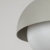 Lampadario da bagno a sospensione beige sfera 17 cm
